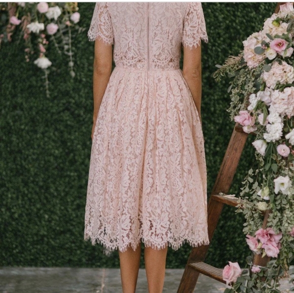 Blush Pink Morning Lavender Dress - Picture 4 of 8